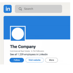 Tamaño del la imagen del perfil de empresa en linkedin 2024