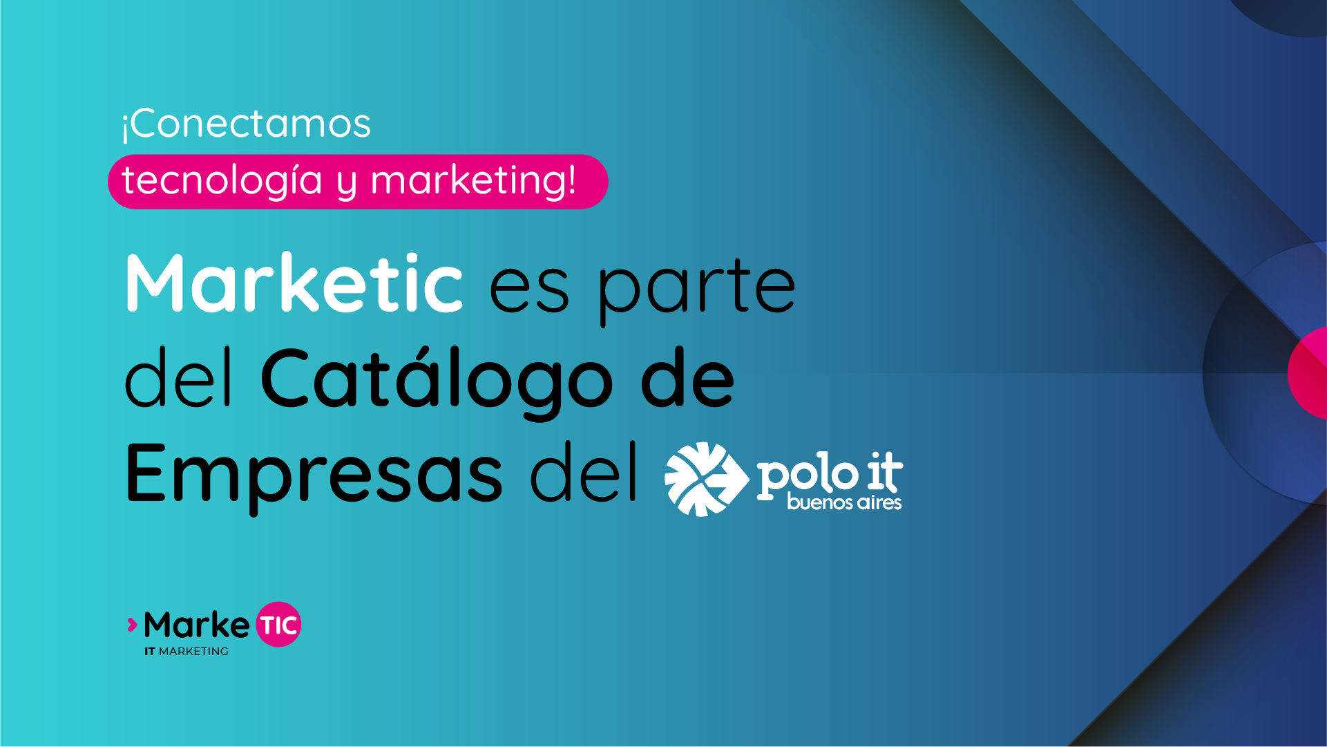 Marketic presente en el catatalogo de soluciones de Polo it buenos aires