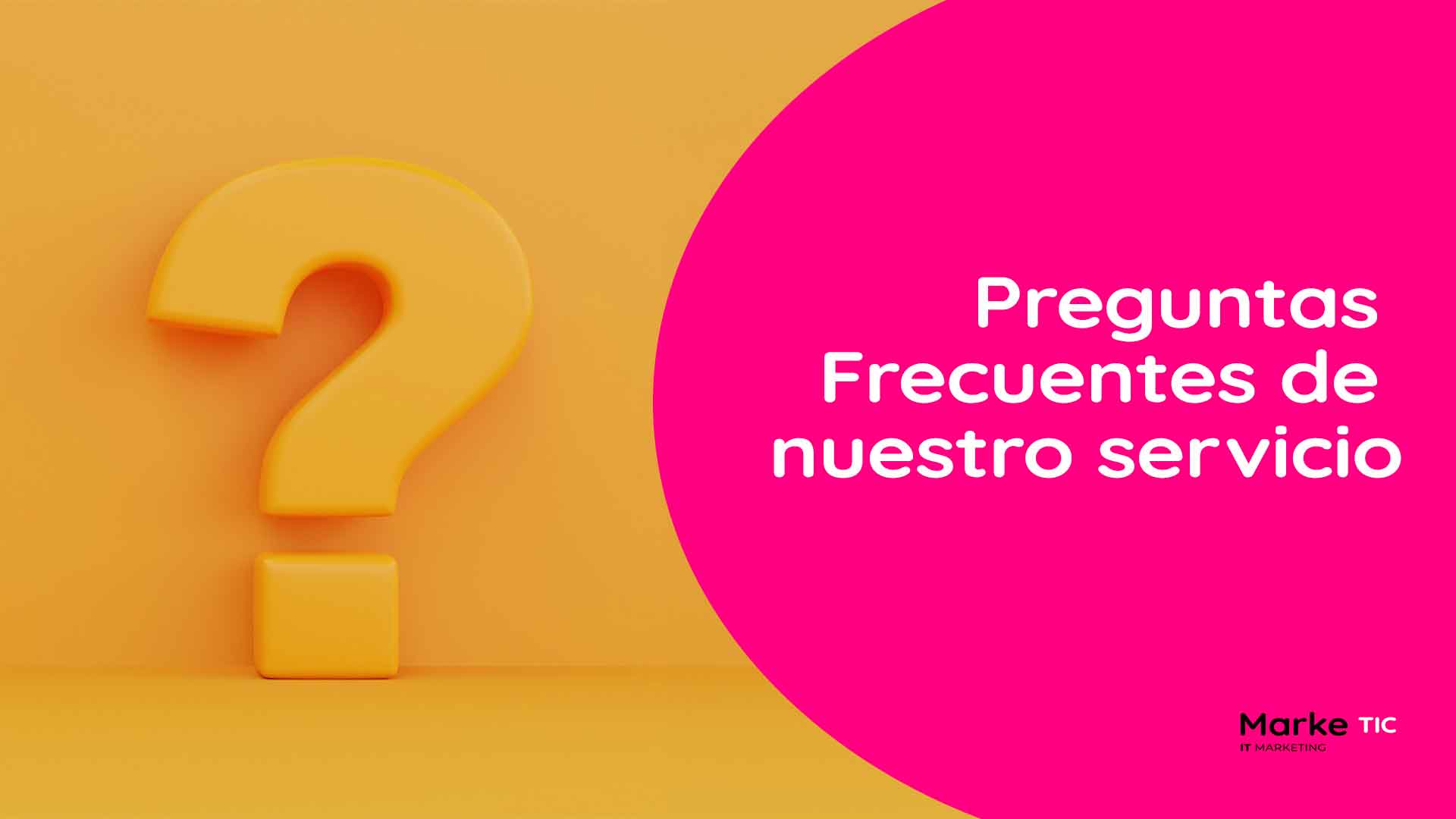 imagen con un signo de interrogacion con un texto que dice Preguntas Frecuentes FAQs