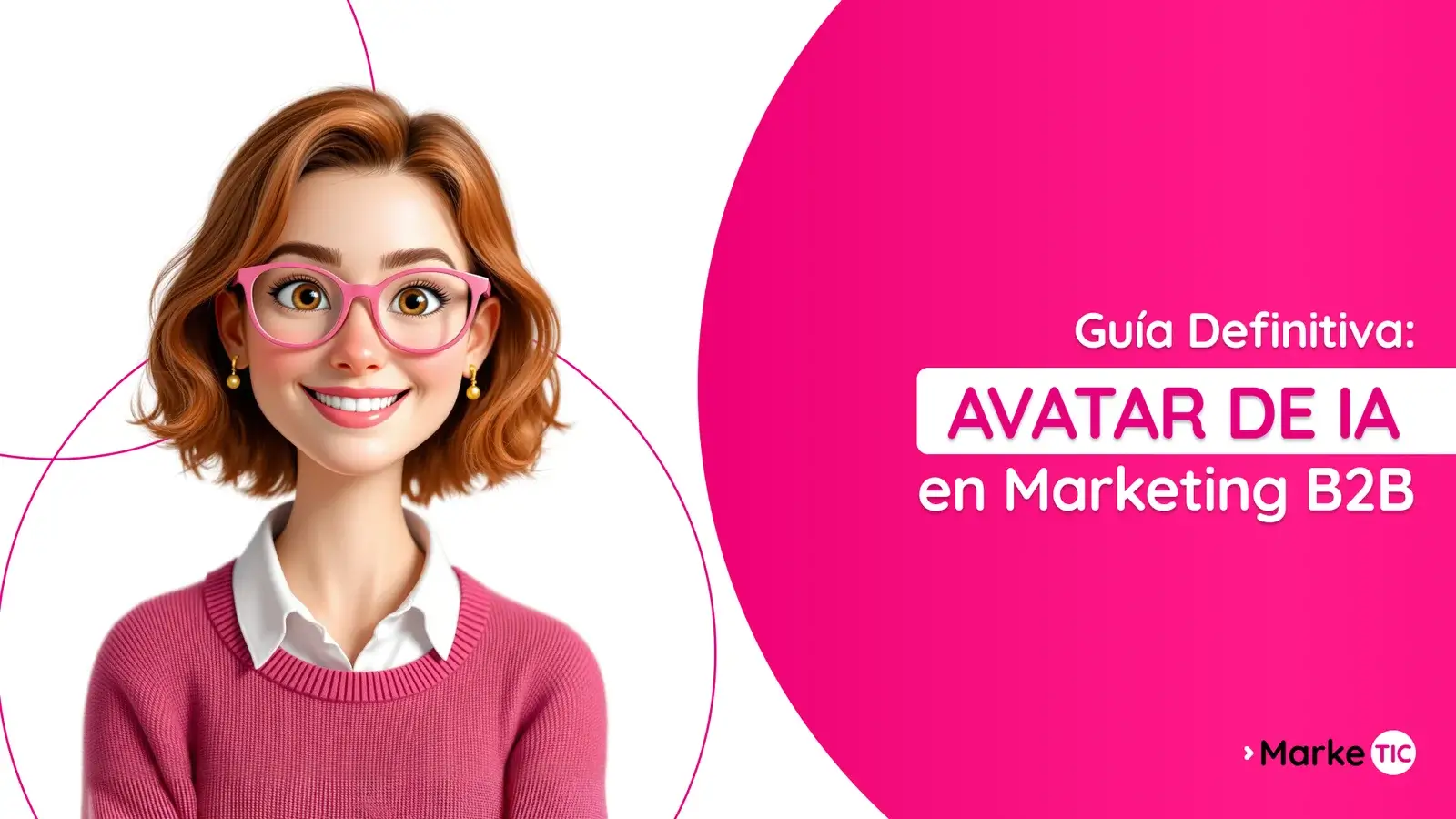 Cómo hacer un video con IA con el avatar de IA de Marketic, la Markechica