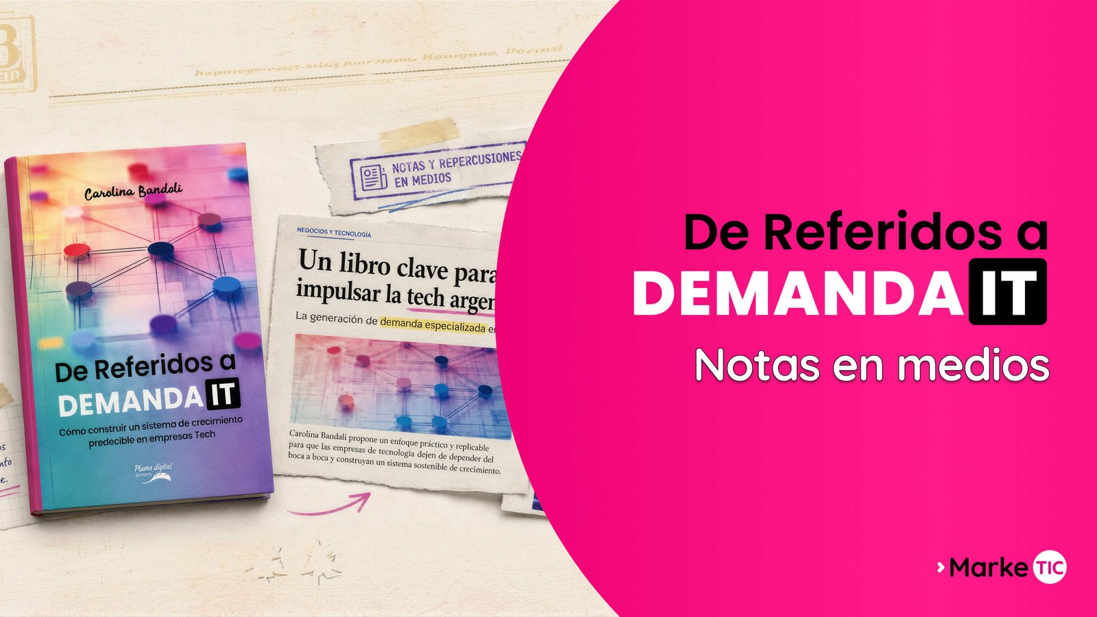 De Referidos a Demanda IT, libro de Carolina Bandoli, y sus repercusiones en medios